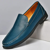 Men&#39;s Handcrafted Leather Loafers - Versatile Formal And Casual Footwear
