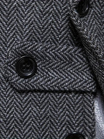 Men&#39;s Herringbone Single-Breasted Blazer