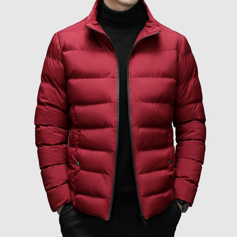 Men&#39;s High Collar Down Jacket For Business And Formal Wear