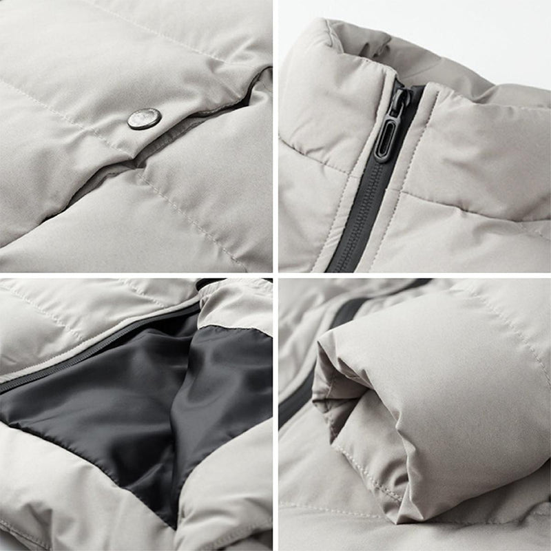 Men&#39;s High Collar Down Jacket For Business And Formal Wear