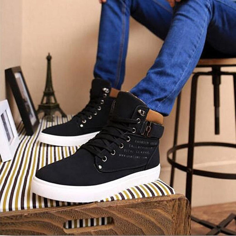 Men&#39;s High-Top Sneakers Fashionable Durable Comfort