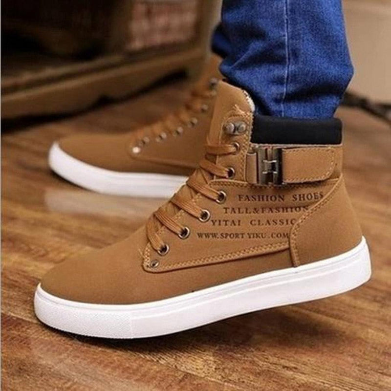 Men&#39;s High-Top Sneakers Fashionable Durable Comfort