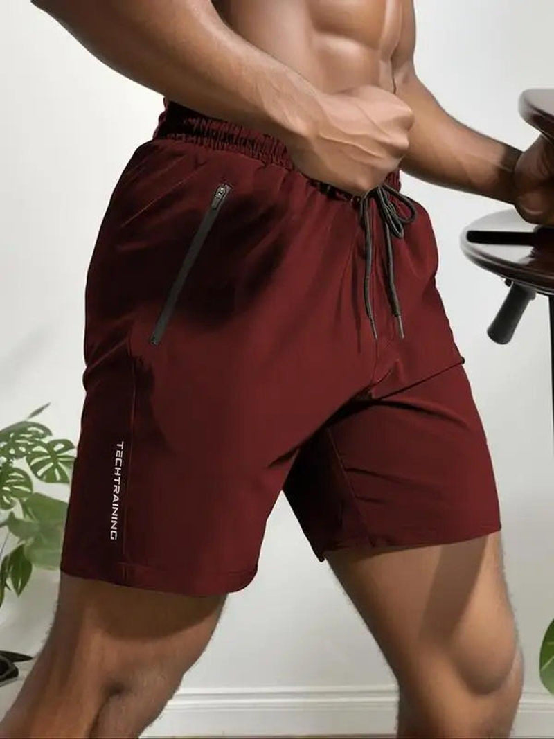 Men&#39;s High Waist Summer Shorts With Letter Print