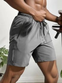 Men&#39;s High Waist Summer Shorts With Letter Print