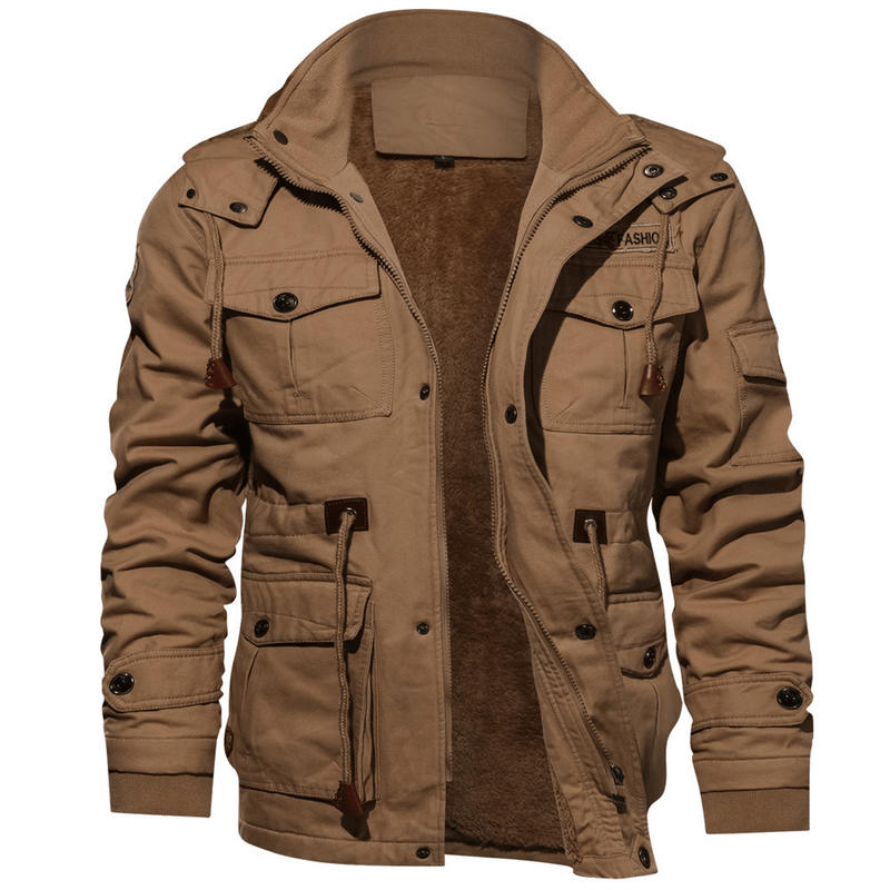Men&#39;s Hooded Bomber Jacket for Spring and Fall