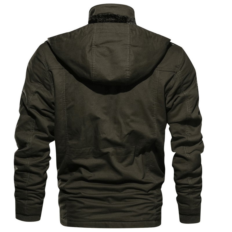 Men&#39;s Hooded Bomber Jacket for Spring and Fall