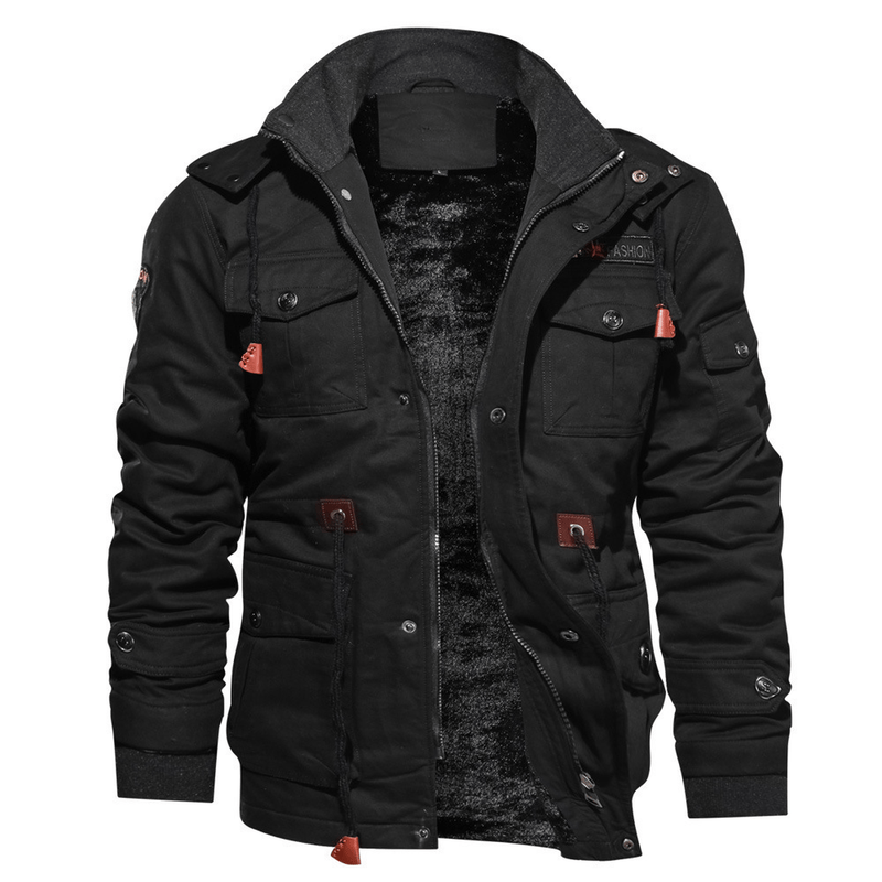 Men&#39;s Hooded Bomber Jacket for Spring and Fall