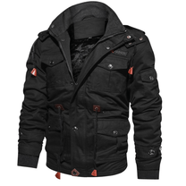 Men&#39;s Hooded Bomber Jacket for Spring and Fall