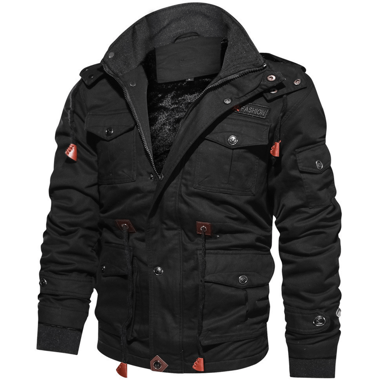 Men&#39;s Hooded Bomber Jacket for Spring and Fall