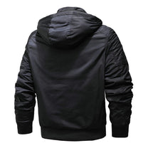 Men&#39;s Hooded Jacket With Multiple Pockets