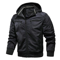 Men&#39;s Hooded Jacket With Multiple Pockets