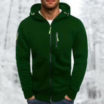 Men&#39;s Hooded Jacket With Zipper