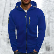Men&#39;s Hooded Jacket With Zipper