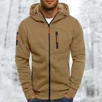 Men&#39;s Hooded Jacket With Zipper