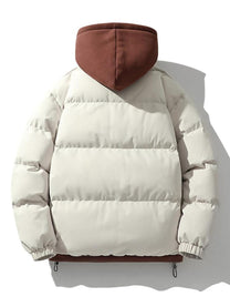 Men&#39;s Hooded Puffer Jacket for Winter Warmth