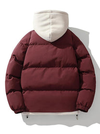 Men&#39;s Hooded Puffer Jacket for Winter Warmth