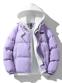 Men&#39;s Hooded Puffer Jacket for Winter Warmth