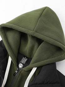 Men&#39;s Hooded Puffer Jacket for Winter Warmth