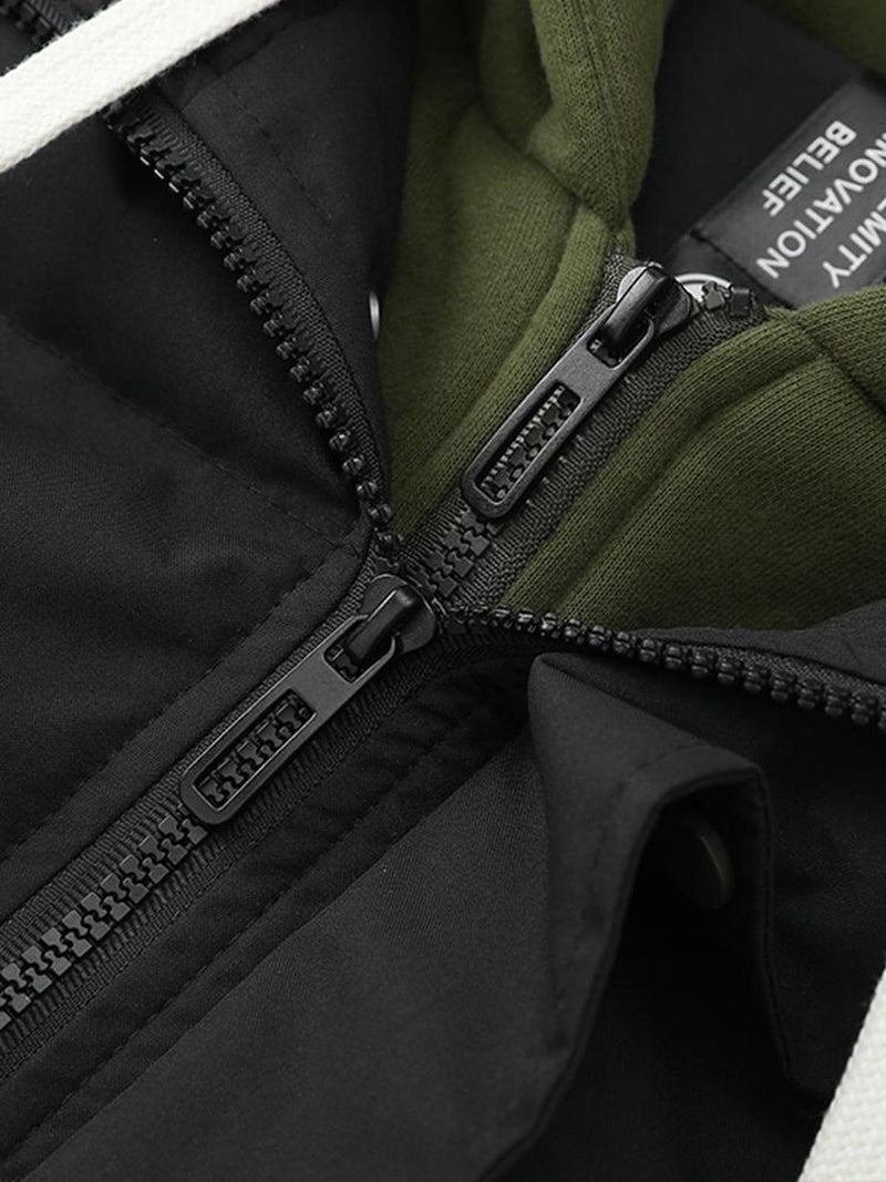Men&#39;s Hooded Puffer Jacket for Winter Warmth
