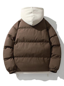 Men&#39;s Hooded Puffer Jacket for Winter Warmth