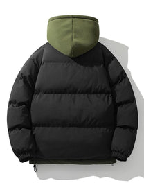 Men&#39;s Hooded Puffer Jacket for Winter Warmth
