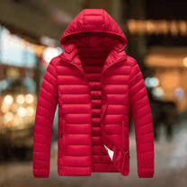 Men&#39;s Insulated Hooded Puffer Jacket With Pockets