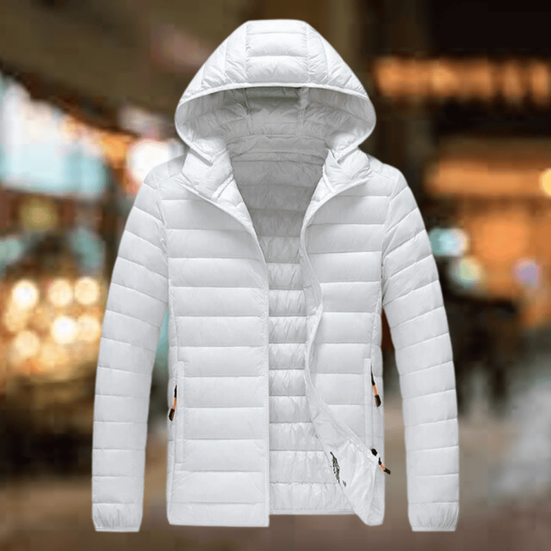 Men&#39;s Insulated Hooded Puffer Jacket With Pockets