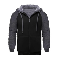 Men&#39;s Insulated Hoodie With Sherpa Fleece Lining