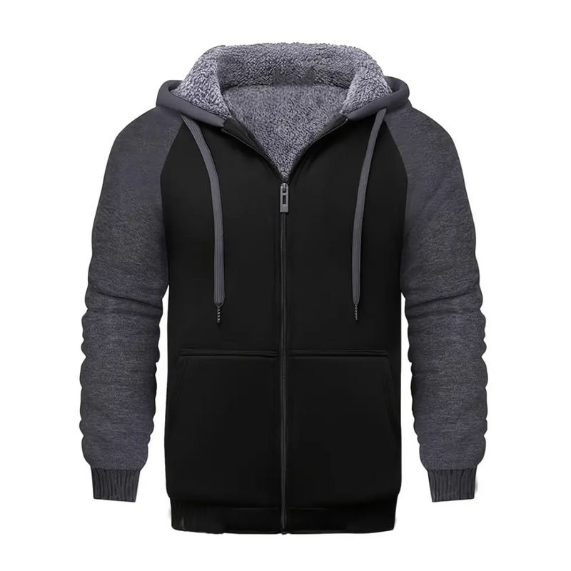 Men&#39;s Insulated Hoodie With Sherpa Fleece Lining