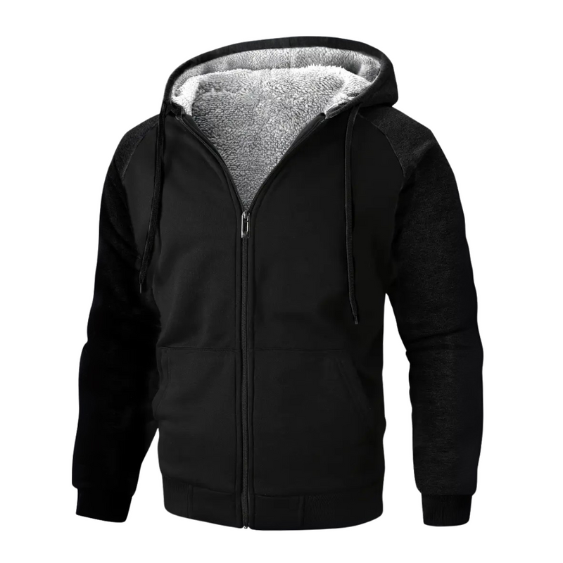 Men&#39;s Insulated Hoodie With Sherpa Fleece Lining