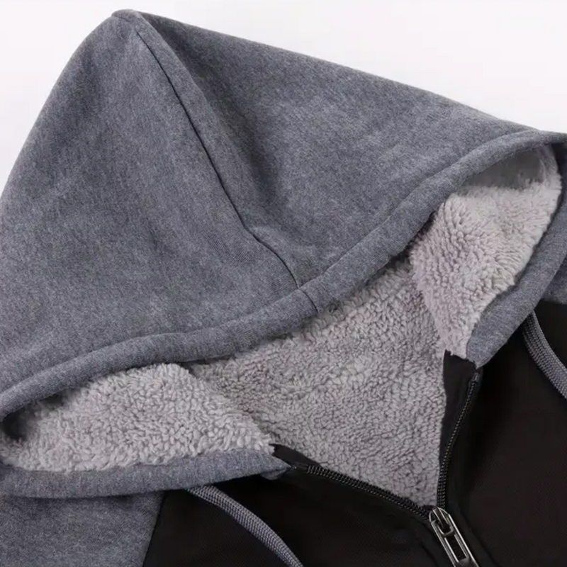 Men&#39;s Insulated Hoodie With Sherpa Fleece Lining