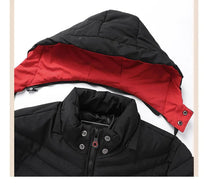 Men&#39;s Insulated Windproof Winter Jacket With Hood