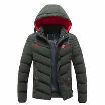 Men&#39;s Insulated Windproof Winter Jacket With Hood