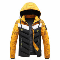 Men&#39;s Insulated Windproof Winter Jacket With Hood