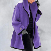 Men&#39;s Insulated Winter Jacket With High Collar And Zippered Pockets