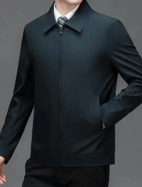 Men&#39;s Insulated Winter Jacket With Zip Closure And Pockets