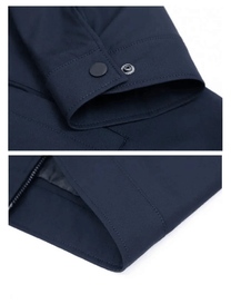 Men&#39;s Insulated Winter Jacket With Zip Closure And Pockets