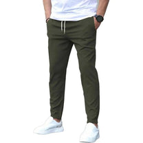 Men&#39;s Jogger Pants With Side Pockets Elastic Waist Regular Fit