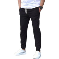 Men&#39;s Jogger Pants With Side Pockets Elastic Waist Regular Fit