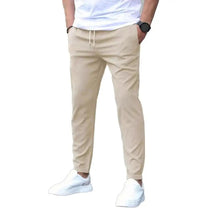 Men&#39;s Jogger Pants With Side Pockets Elastic Waist Regular Fit