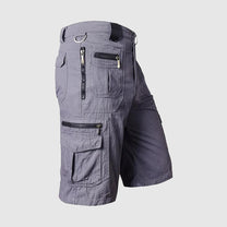 Men&#39;s Knee-Length Multi-Pocket Cargo Shorts