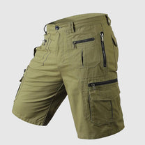 Men&#39;s Knee-Length Multi-Pocket Cargo Shorts
