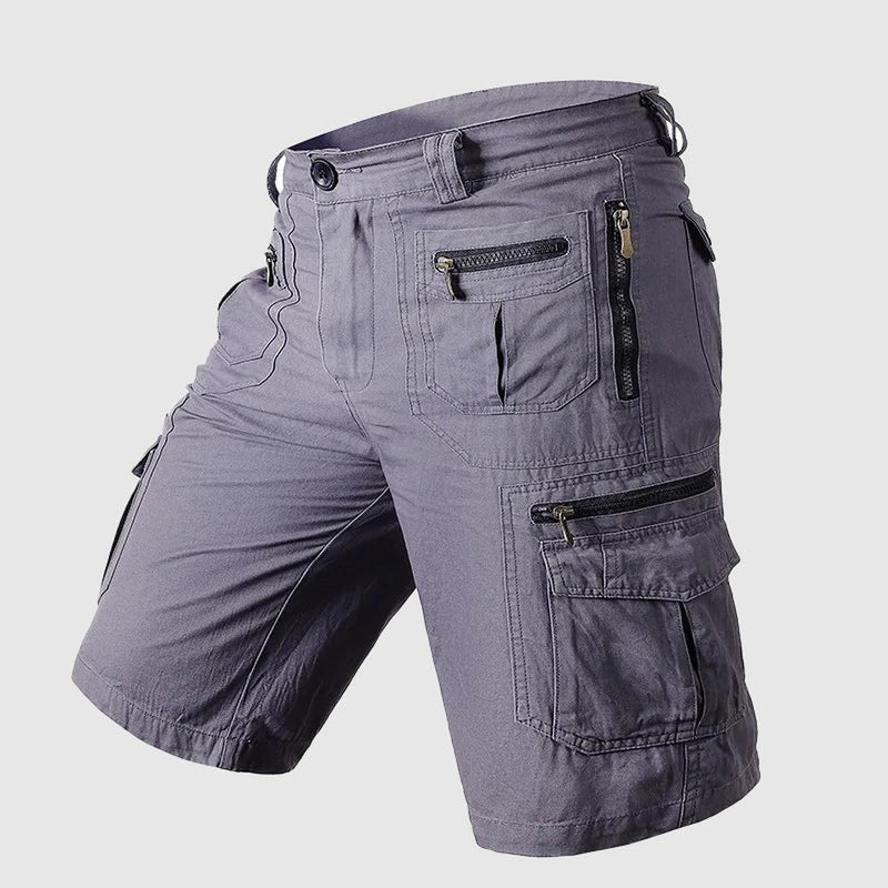 Men&#39;s Knee-Length Multi-Pocket Cargo Shorts
