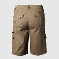 Men&#39;s Knee-Length Multi-Pocket Cargo Shorts