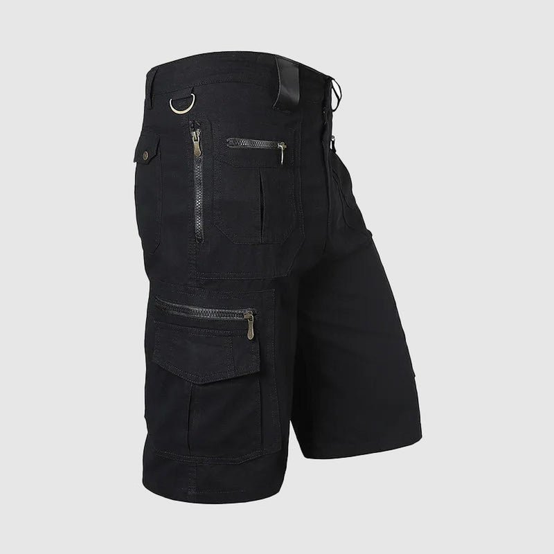 Men&#39;s Knee-Length Multi-Pocket Cargo Shorts