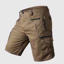 Men&#39;s Knee-Length Multi-Pocket Cargo Shorts