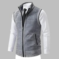 Men&#39;s Knit Pullover Sweater With Adjustable Fit