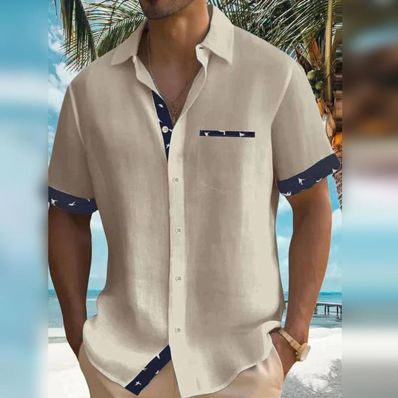 Men&#39;s Lightweight Breathable Casual Button-Down Shirt