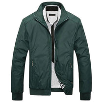 Men&#39;s Lightweight Casual Jacket With Standing Collar