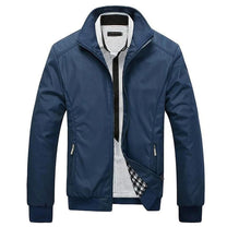 Men&#39;s Lightweight Casual Jacket With Standing Collar
